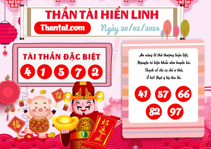 THẦN TÀI HIỂN LINH 05/02/2024