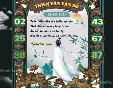 THIÊN VĂN VẬN SỐ 20/02/2024
