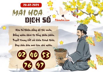 Mai Hoa Dịch Số 20/02/2024