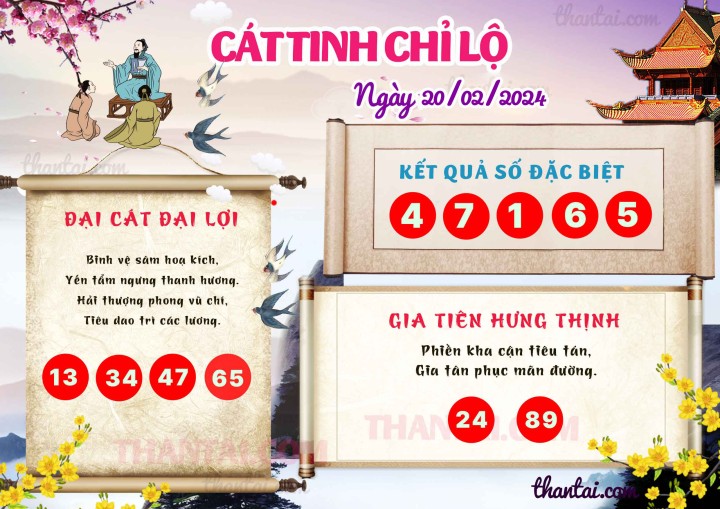 CÁT TINH CHỈ LỘ 05/02/2024