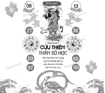 CỬU THIÊN THẦN SỐ HỌC 20/02/2024