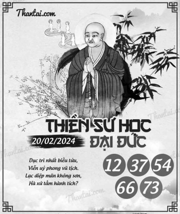 THIỀN SƯ HỌC ĐẠI ĐỨC 20/02/2024