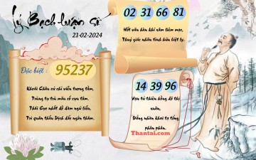 Lý Bạch Luận Số 21/02/2024