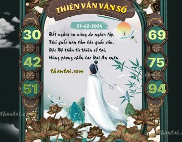 THIÊN VĂN VẬN SỐ 21/02/2024