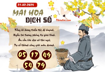 Mai Hoa Dịch Số 21/02/2024