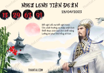 Ngọa Long Tiên Đoán 28/04/2023