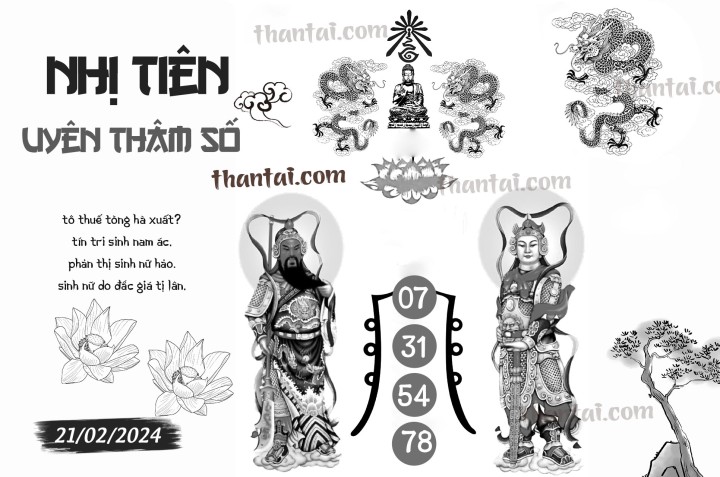 NHỊ TIÊN UYÊN THÂM SỐ 06/02/2024