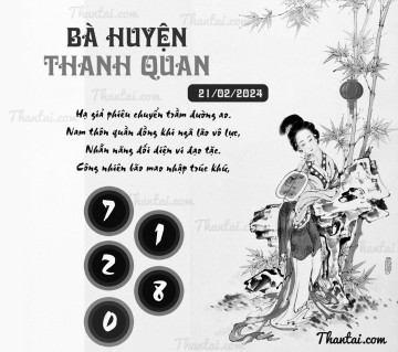 BÀ HUYỆN THANH QUAN 21/02/2024