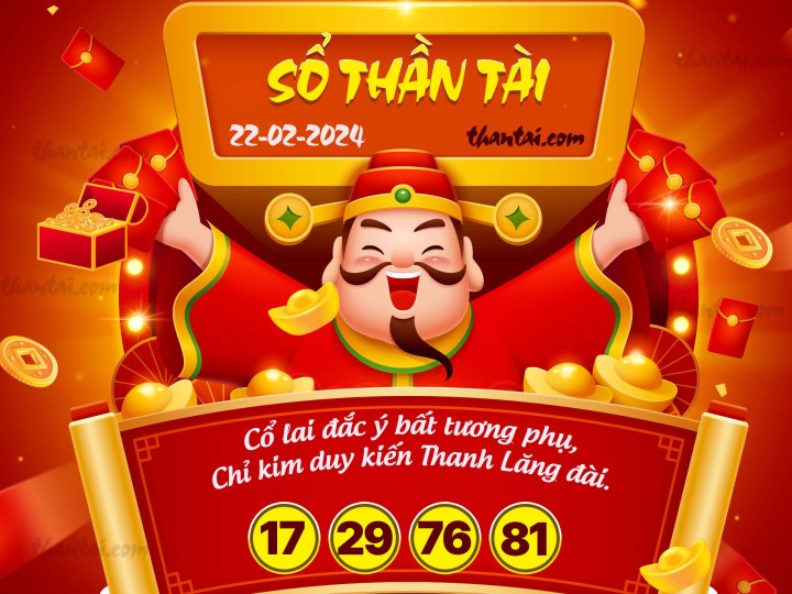 SỔ THẦN TÀI 07/02/2024
