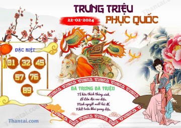 Trưng Triệu Phục Quốc 22/02/2024