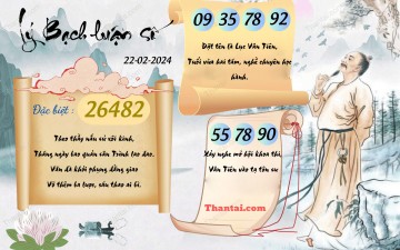 Lý Bạch Luận Số 22/02/2024