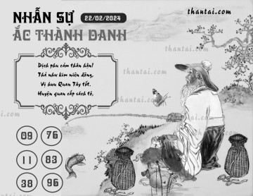 NHẪN SỰ ẮC THÀNH DANH 22/02/2024