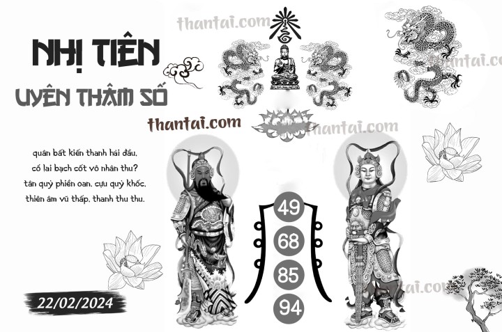 NHỊ TIÊN UYÊN THÂM SỐ 07/02/2024