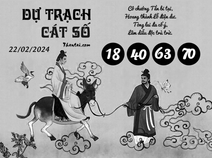DỰ TRẠCH CÁT SỐ 07/02/2024