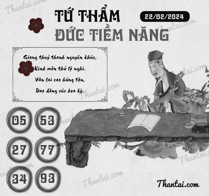 TỨ THẨM ĐỨC TIỀM NĂNG 07/02/2024