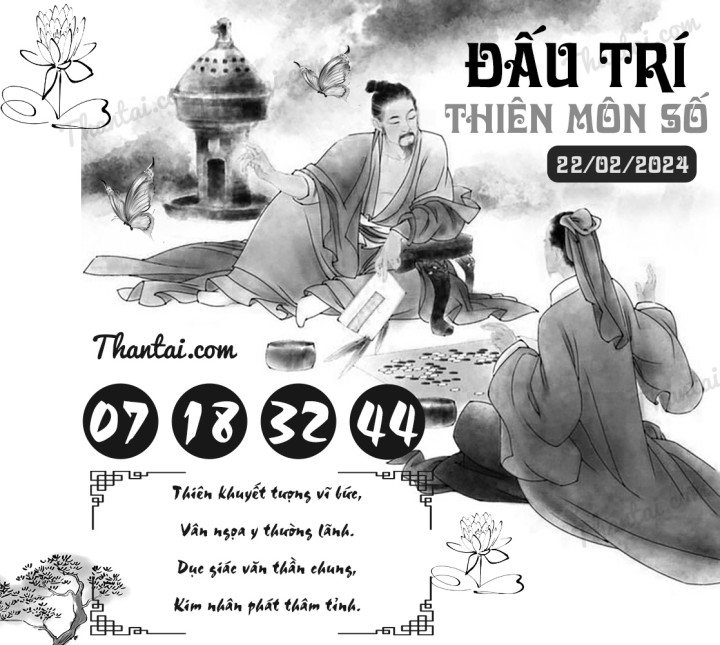 ĐẤU TRÍ THIÊN MÔN SỐ 07/02/2024