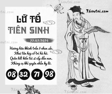 LỮ TỔ TIÊN SINH 22/02/2024