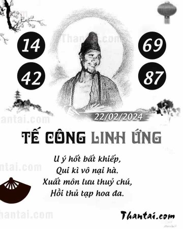 TẾ CÔNG LINH ỨNG 22/02/2024