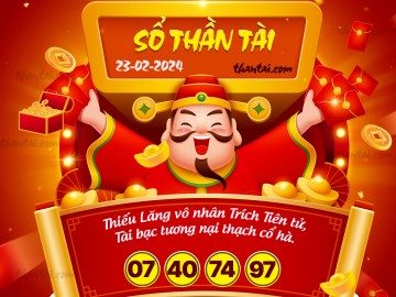 SỔ THẦN TÀI 23/02/2024