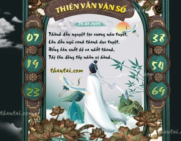 THIÊN VĂN VẬN SỐ 23/02/2024