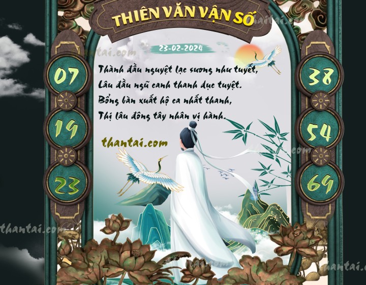 THIÊN VĂN VẬN SỐ 08/02/2024