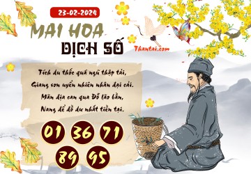 Mai Hoa Dịch Số 23/02/2024