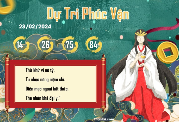 DỰ TRI PHÚC VẬN 08/02/2024