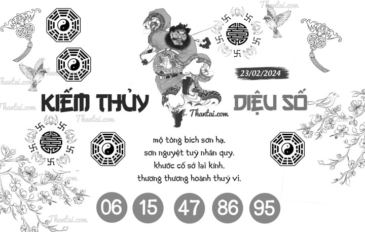 KIẾM THỦY DIỆU SỐ 08/02/2024