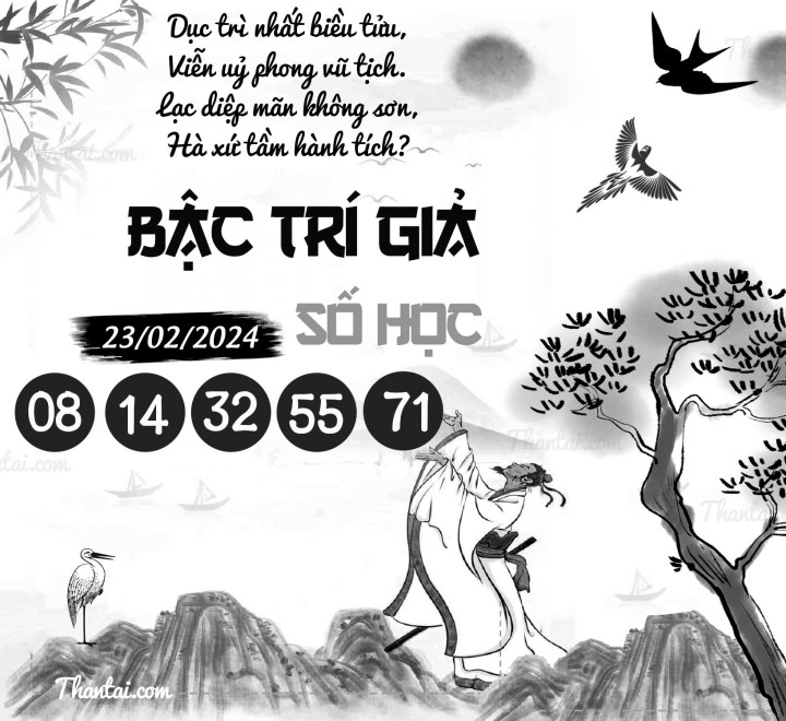 BẬC TRÍ GIẢ SỐ HỌC 08/02/2024