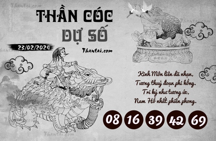 THẦN CÓC DỰ SỐ 08/02/2024