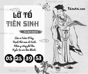 LỮ TỔ TIÊN SINH 23/02/2024