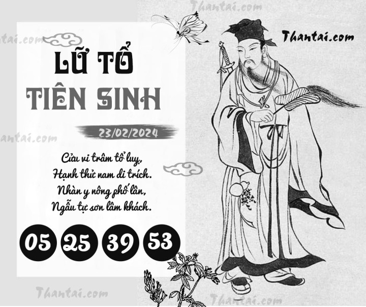 LỮ TỔ TIÊN SINH 08/02/2024