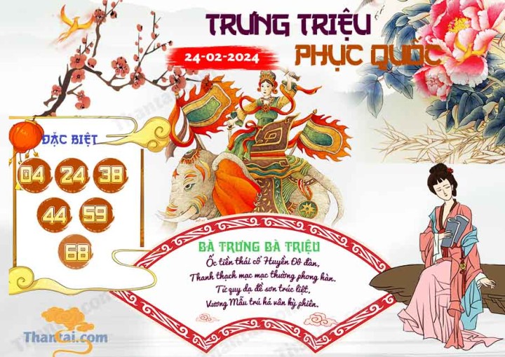 Trưng Triệu Phục Quốc 13/02/2024