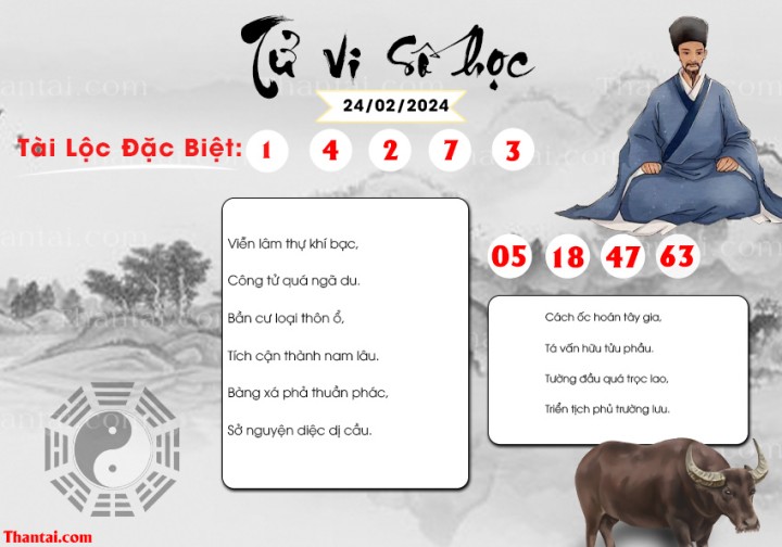 TỬ VI SỐ HỌC 13/02/2024