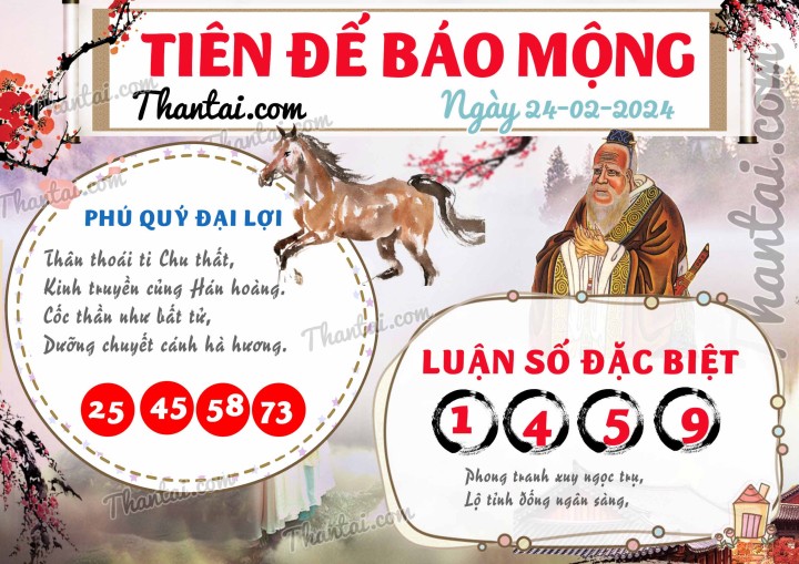Tiên Đế Báo Mộng 13/02/2024