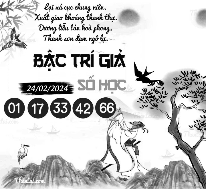BẬC TRÍ GIẢ SỐ HỌC 13/02/2024