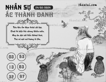 NHẪN SỰ ẮC THÀNH DANH 24/02/2024