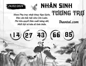 NHÂN SINH TƯƠNG TRỢ 24/02/2024