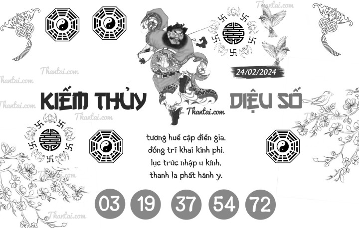 KIẾM THỦY DIỆU SỐ 13/02/2024