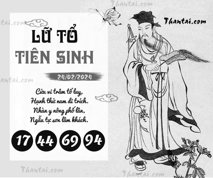 LỮ TỔ TIÊN SINH 13/02/2024