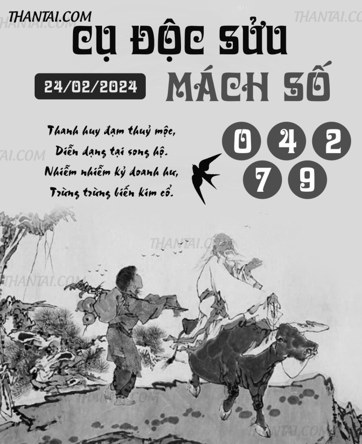 CỤ ĐỘC SỬU MÁCH SỐ 13/02/2024