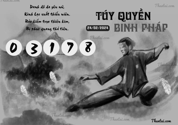 TÚY QUYỀN BINH PHÁP 13/02/2024