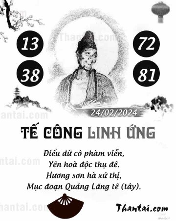 TẾ CÔNG LINH ỨNG 24/02/2024