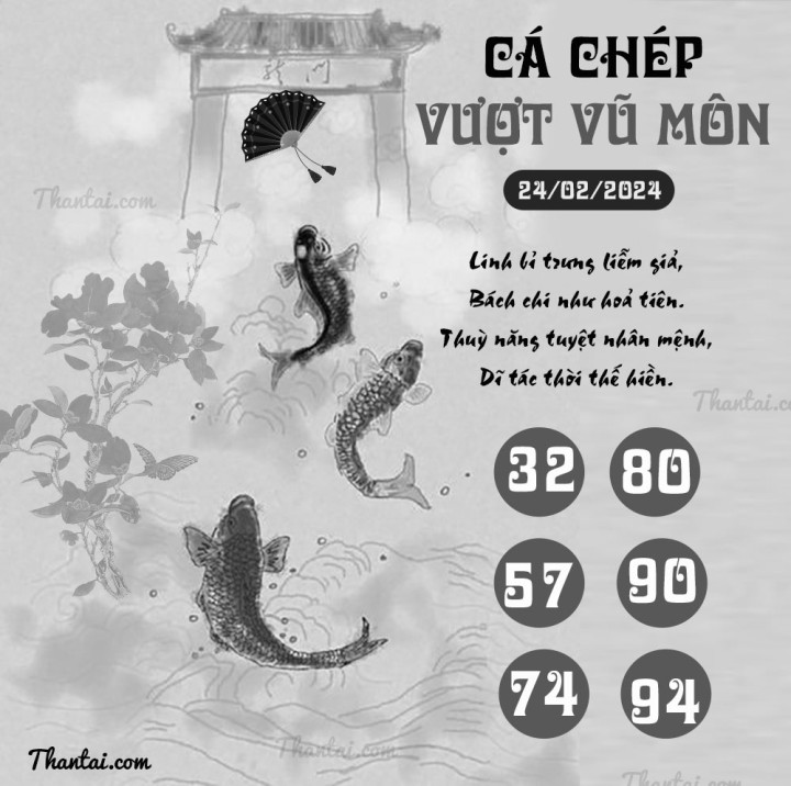 CÁ CHÉP VƯỢT VŨ MÔN 13/02/2024