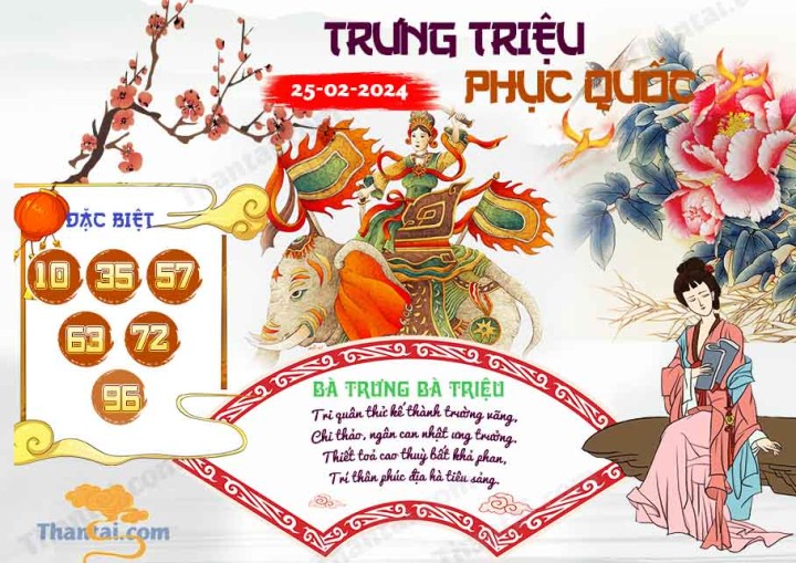 Trưng Triệu Phục Quốc 13/02/2024