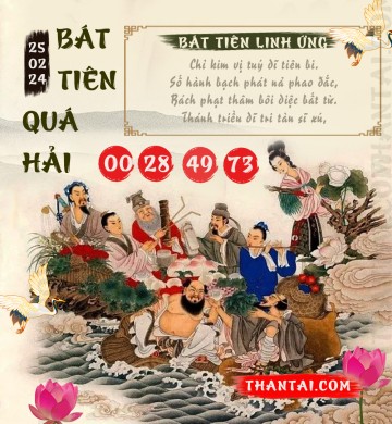 BÁT TIÊN QUÁ HẢI 25/02/2024