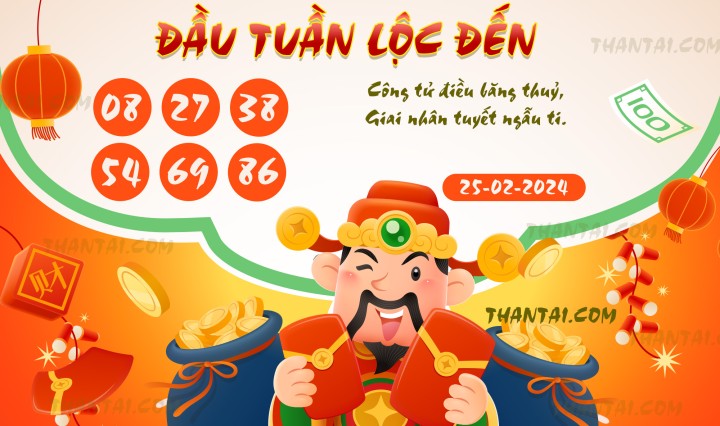 ĐẦU TUẦN LỘC ĐẾN 13/02/2024