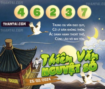 THIÊN VĂN NGUYỆT SỐ 25/02/2024