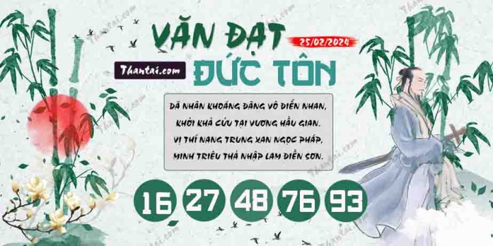 Văn Đạt Đức Tôn 13/02/2024