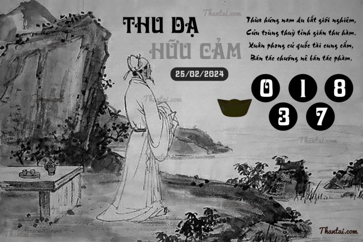 THU DẠ HỮU CẢM 13/02/2024